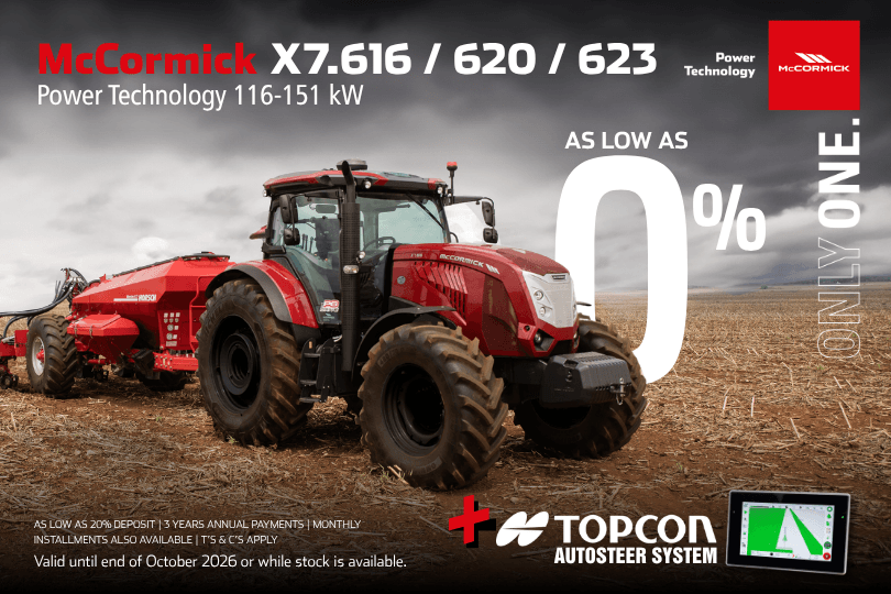 Power Through the Season with the McCormick X7 Series + Topcon AutoSteer