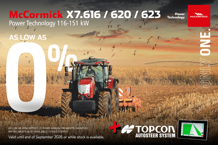 Power Through the Season with the McCormick X7 Series + Topcon AutoSteer